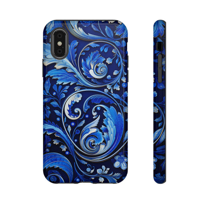 Royal Blue Paisley - Tough Cases