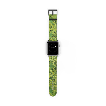 Apple Watch Strap - Pistachio Green Paisley