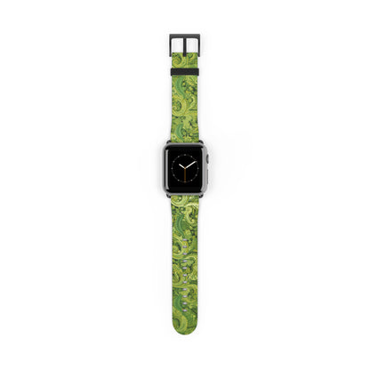 Apple Watch Strap - Pistachio Green Paisley