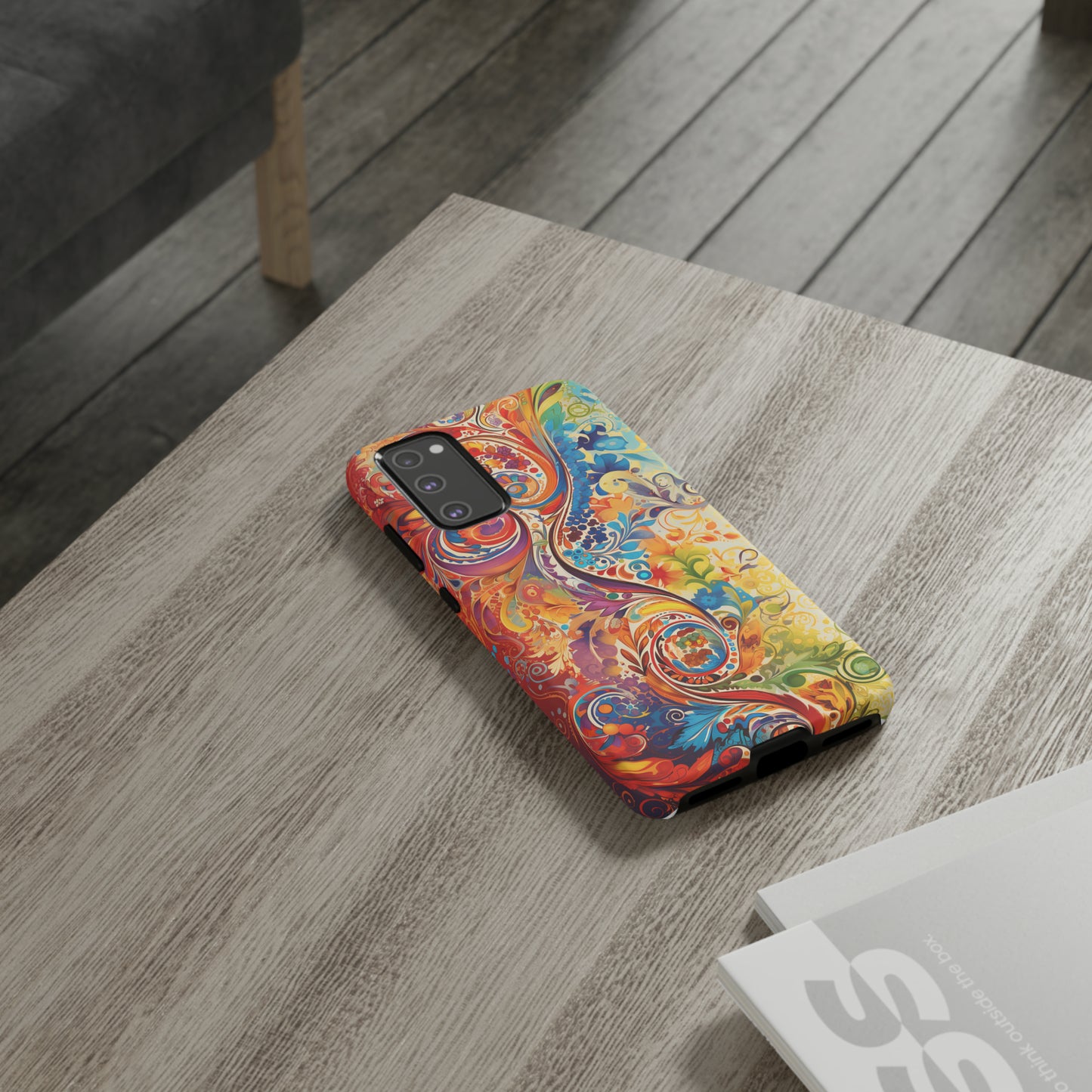 Rainbow Paisley - Tough Cases