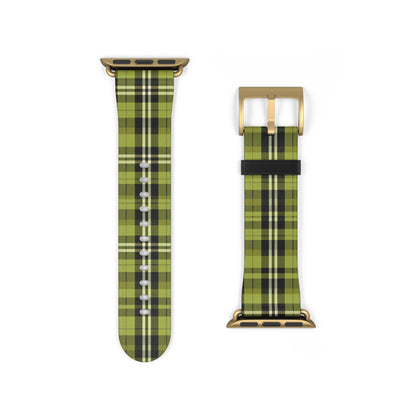 Apple Watch Strap - Pistachio Tartan