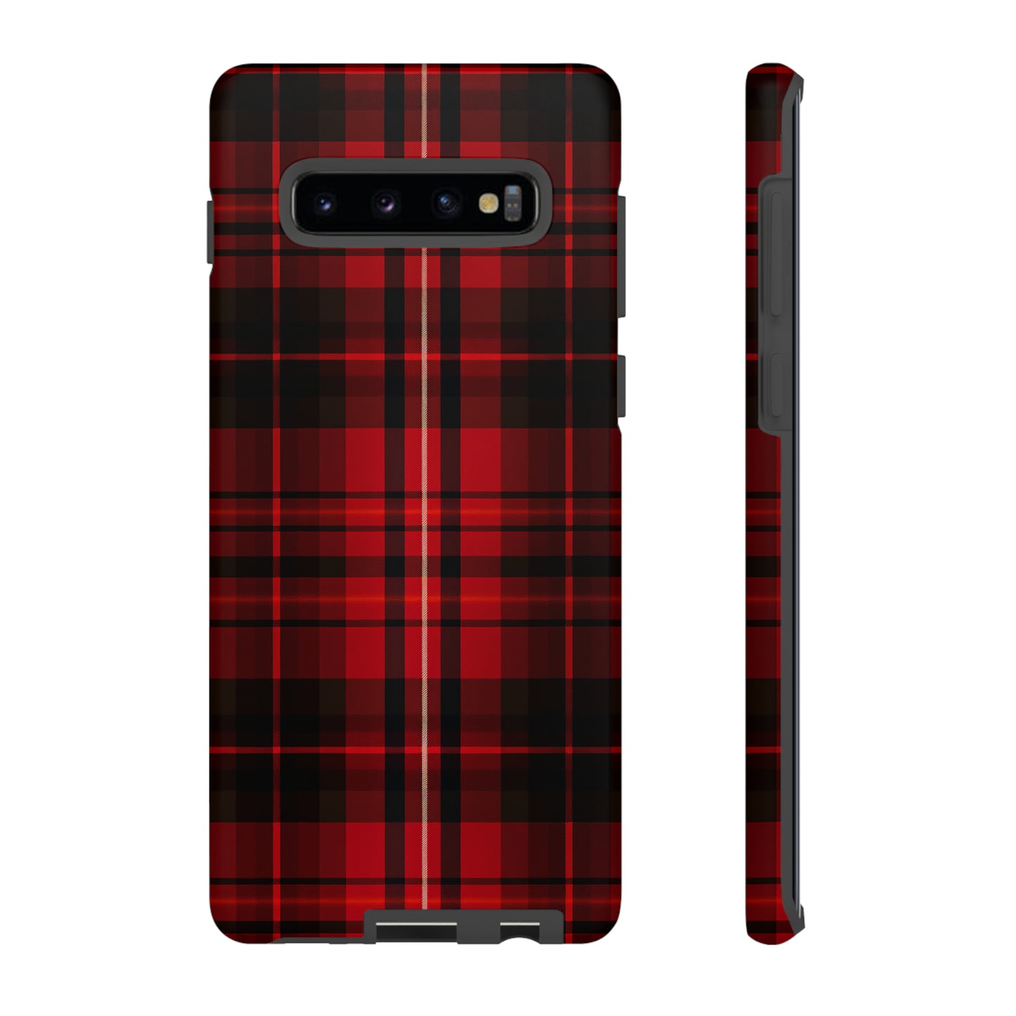 Cherry Red Tartan - Tough Cases