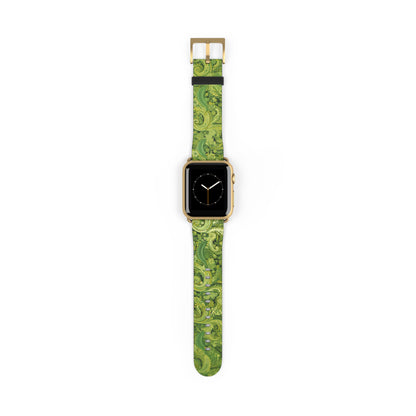 Apple Watch Strap - Pistachio Green Paisley