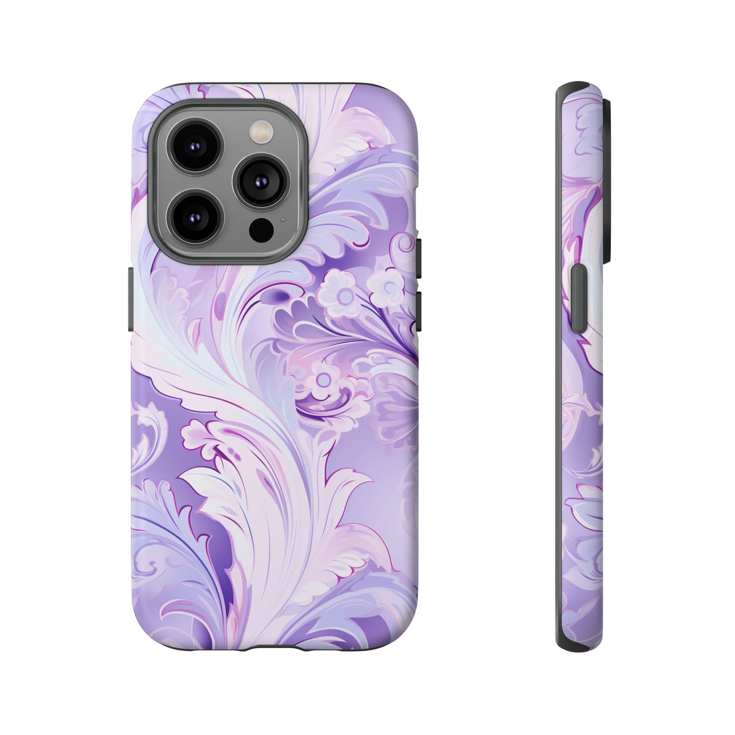 Pastel Lilac Paisley - Tough Cases