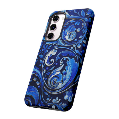 Royal Blue Paisley - Tough Cases