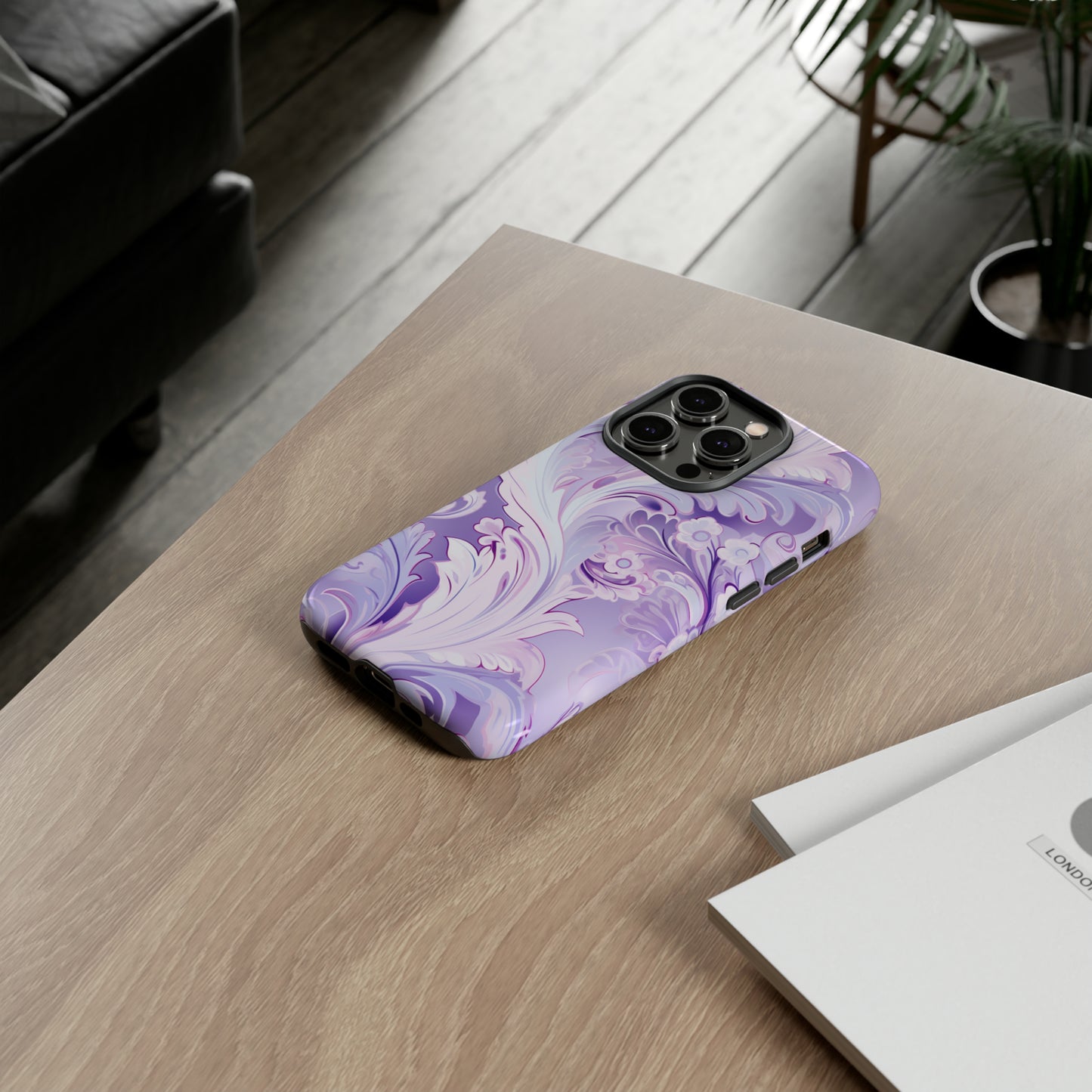 Pastel Lilac Paisley - Tough Cases