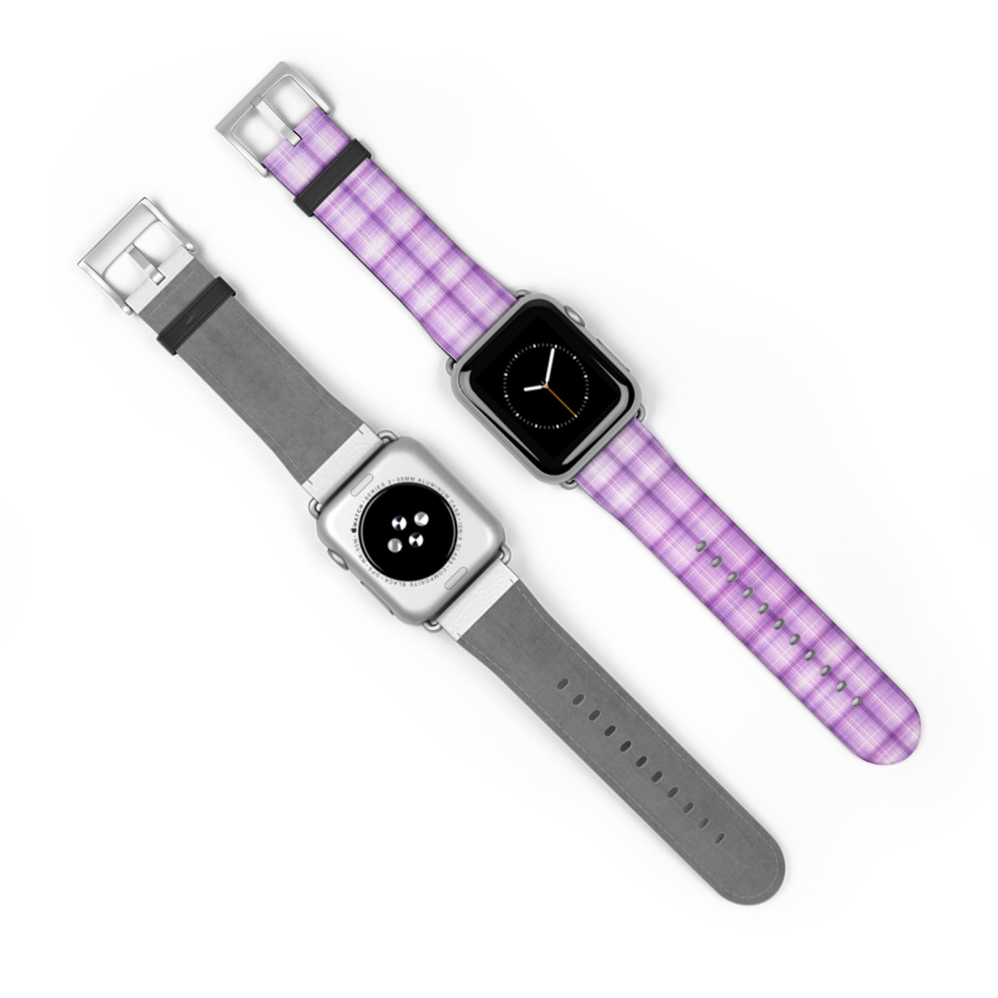 Apple Watch Strap - Pastel Lilac Tartan