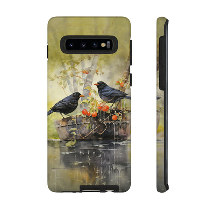 Blackbirds Watercolour - Tough Case