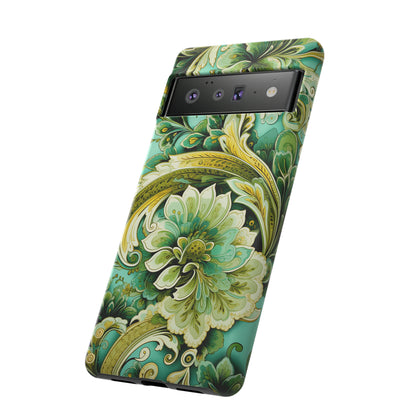 Pistachio with Gold Paisley - Tough Cases