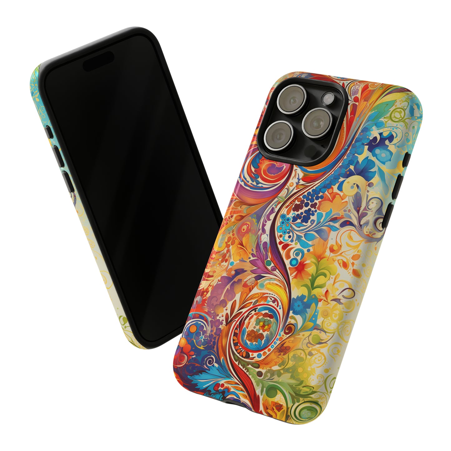 Rainbow Paisley - Tough Cases