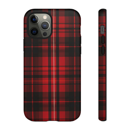 Cherry Red Tartan - Tough Cases