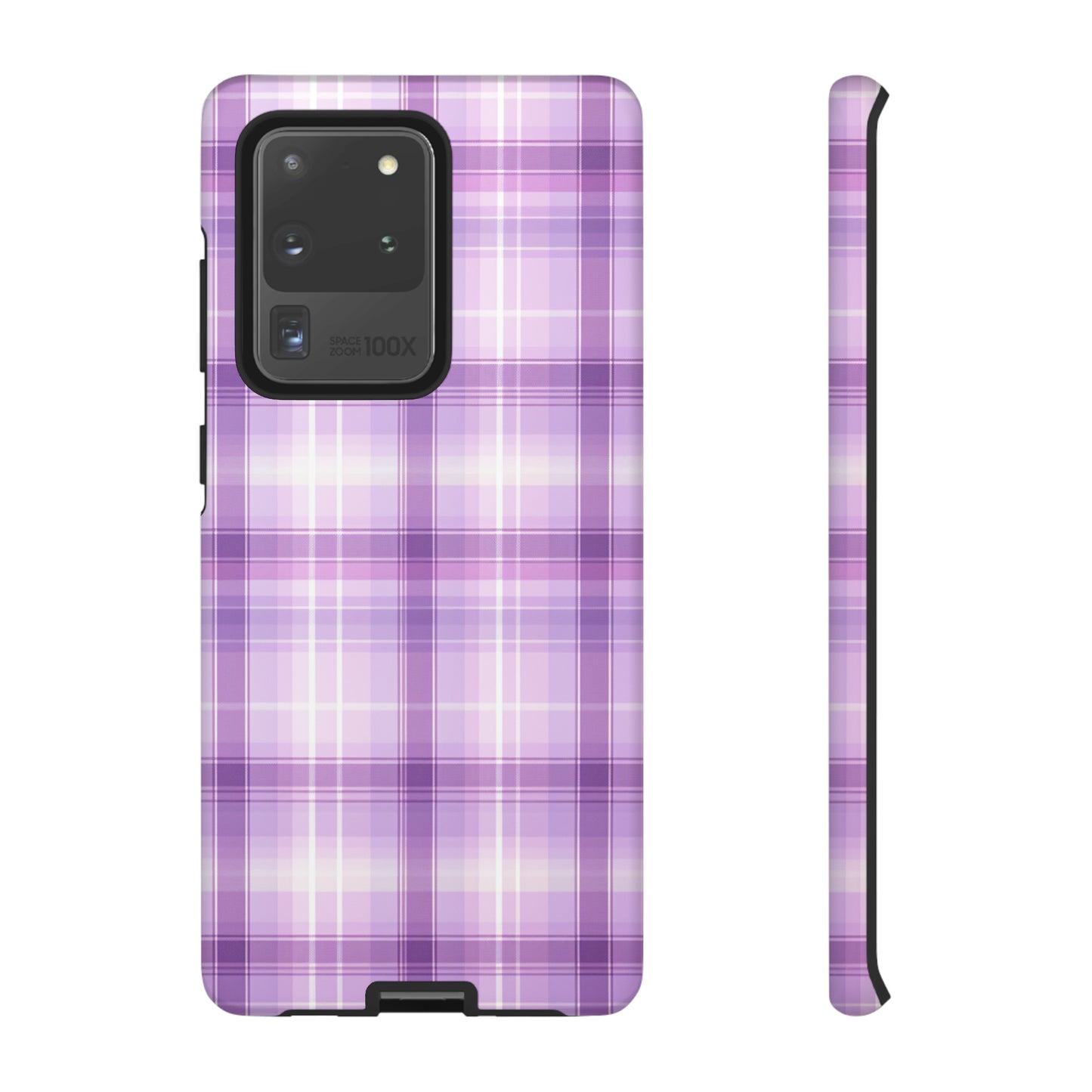 Pastel Lilac Tartan - Tough Cases