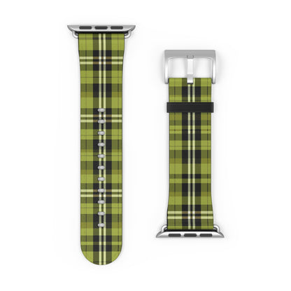 Apple Watch Strap - Pistachio Tartan