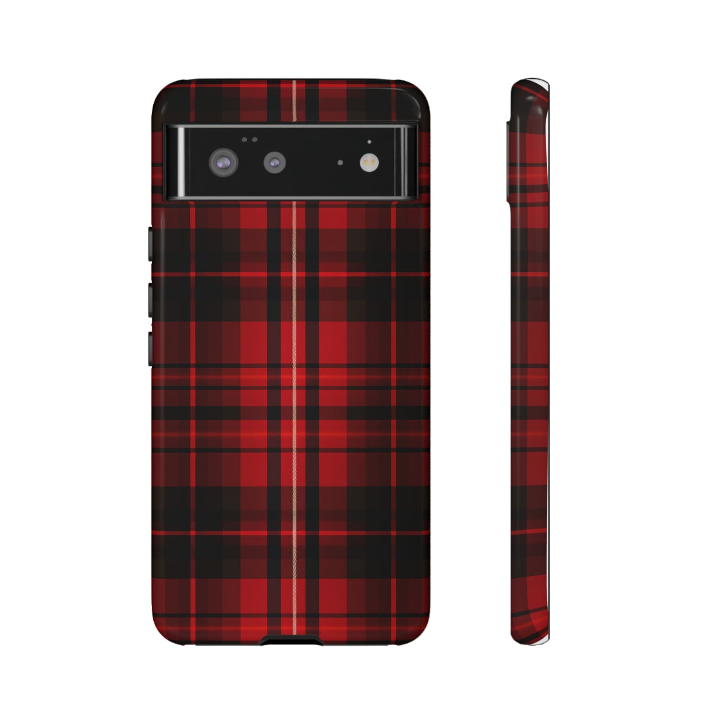 Cherry Red Tartan - Tough Cases