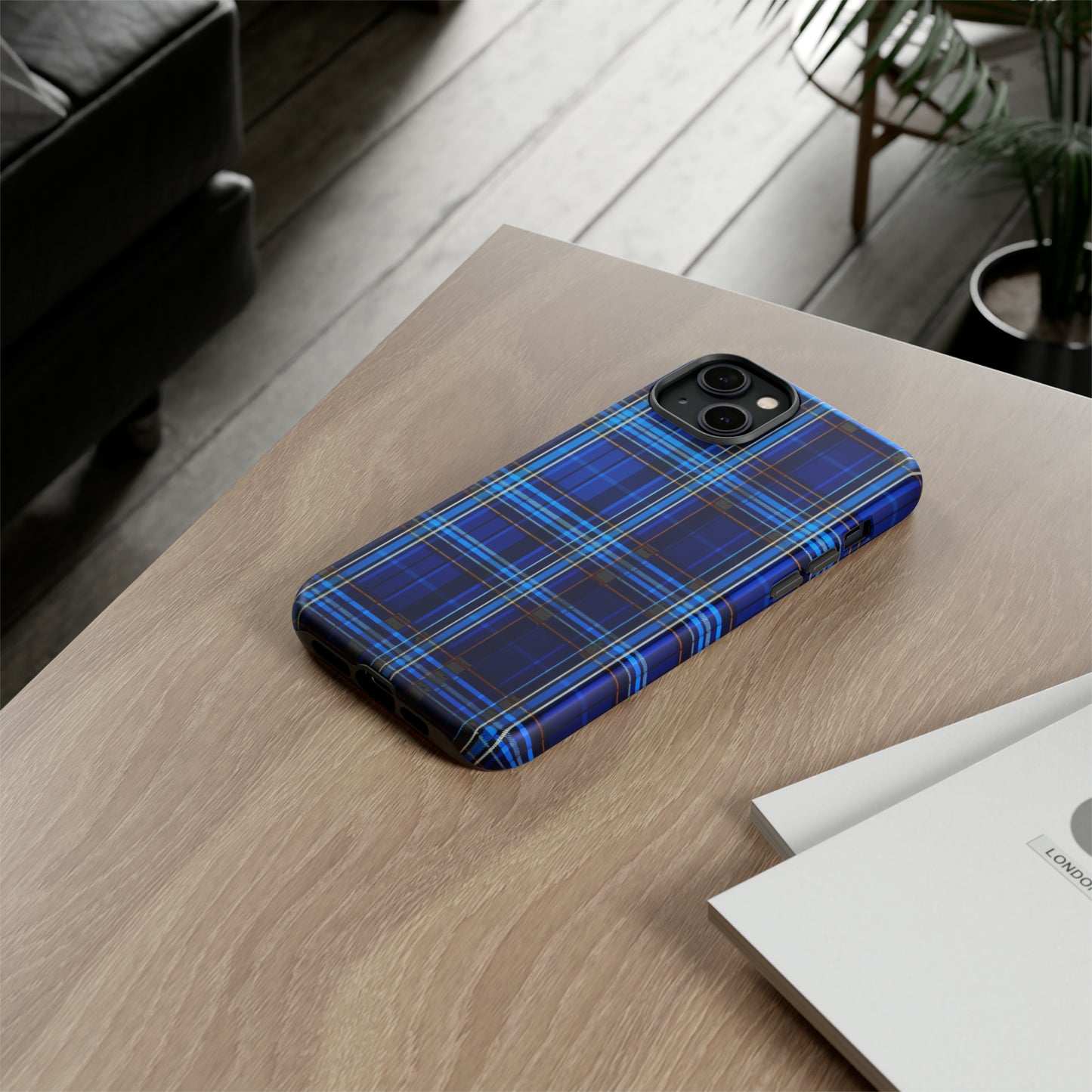 Royal Blue Tartan - Tough Cases