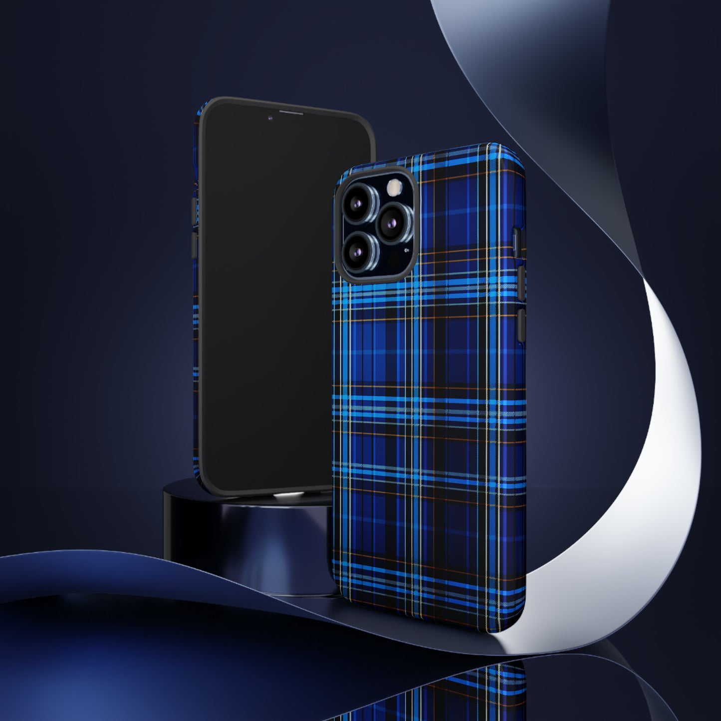 Royal Blue Tartan - Tough Cases