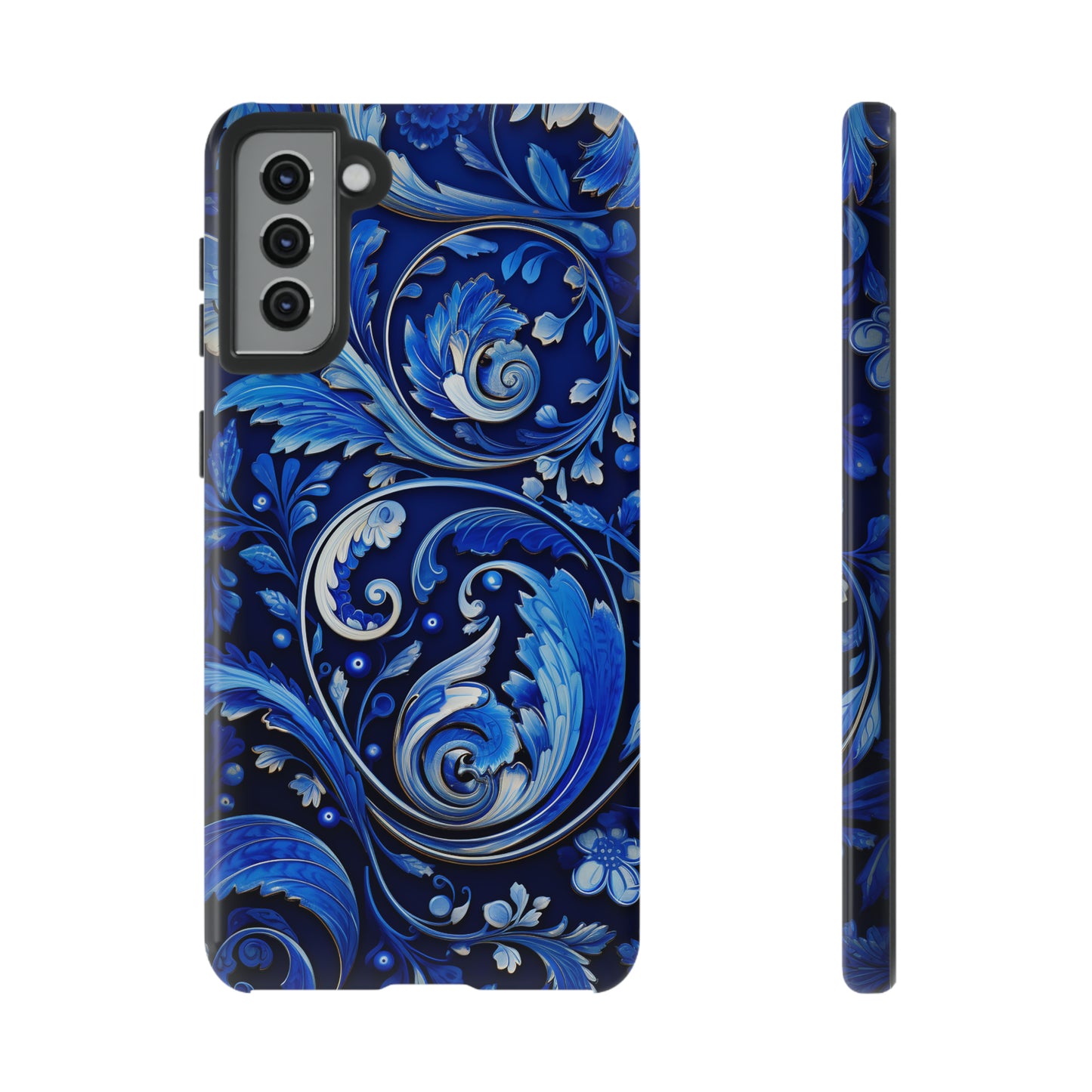 Royal Blue Paisley - Tough Cases