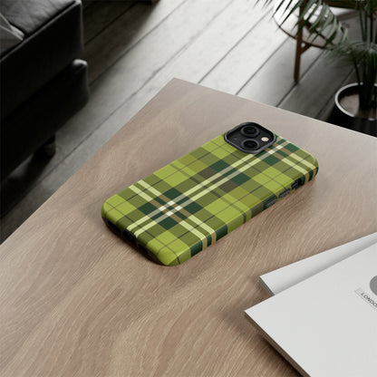 Pistachio Tartan - Tough Cases