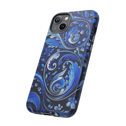 Royal Blue Paisley - Tough Cases