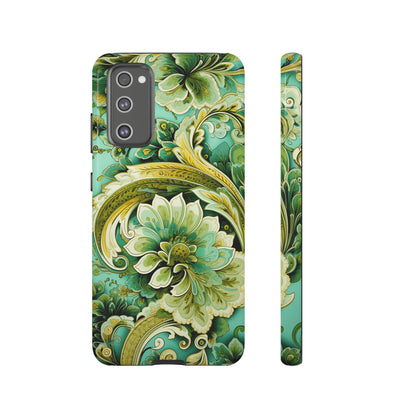 Pistachio with Gold Paisley - Tough Cases