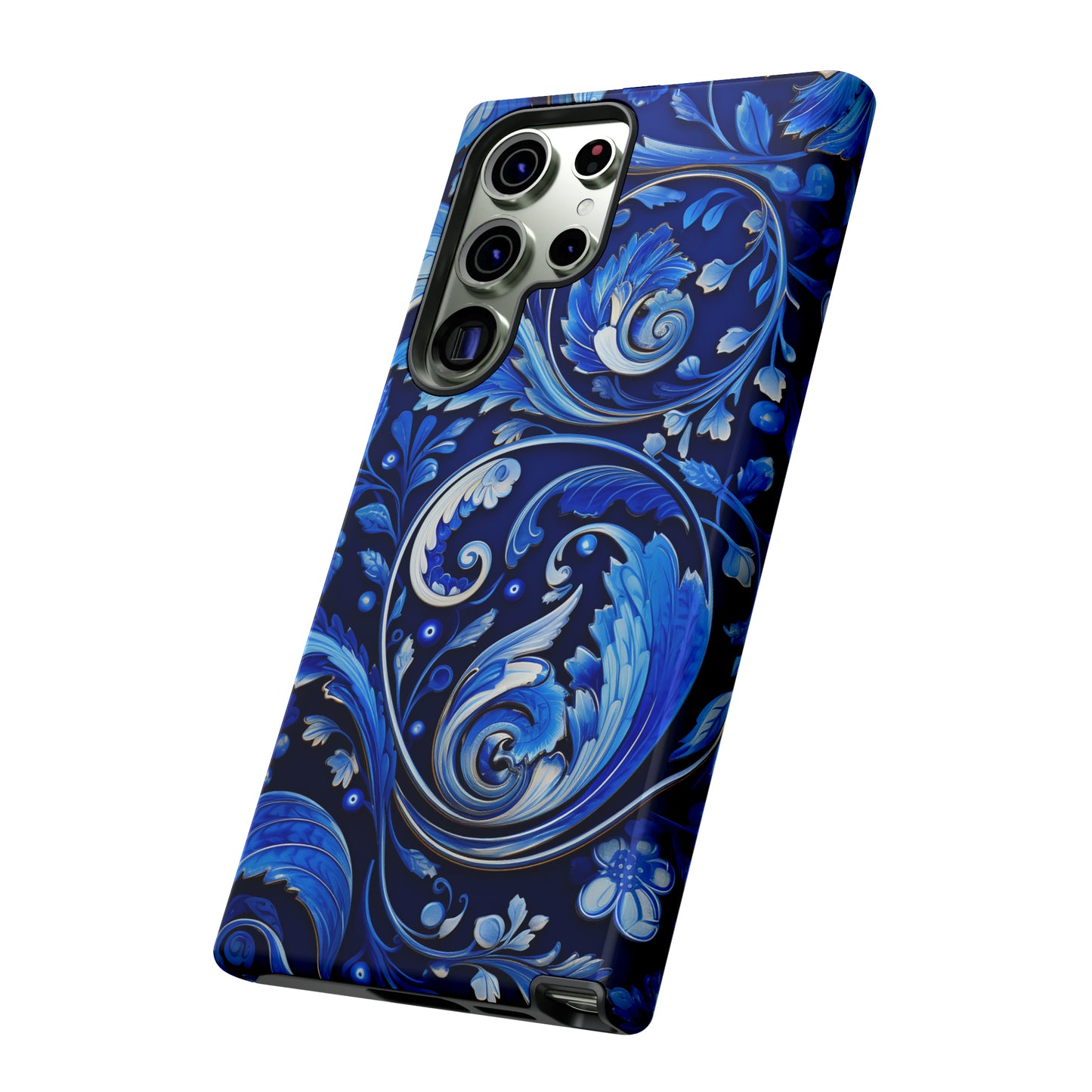 Royal Blue Paisley - Tough Cases