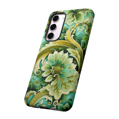 Pistachio with Gold Paisley - Tough Cases