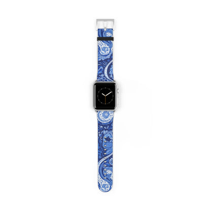 Apple Watch Strap - Blue Paisley