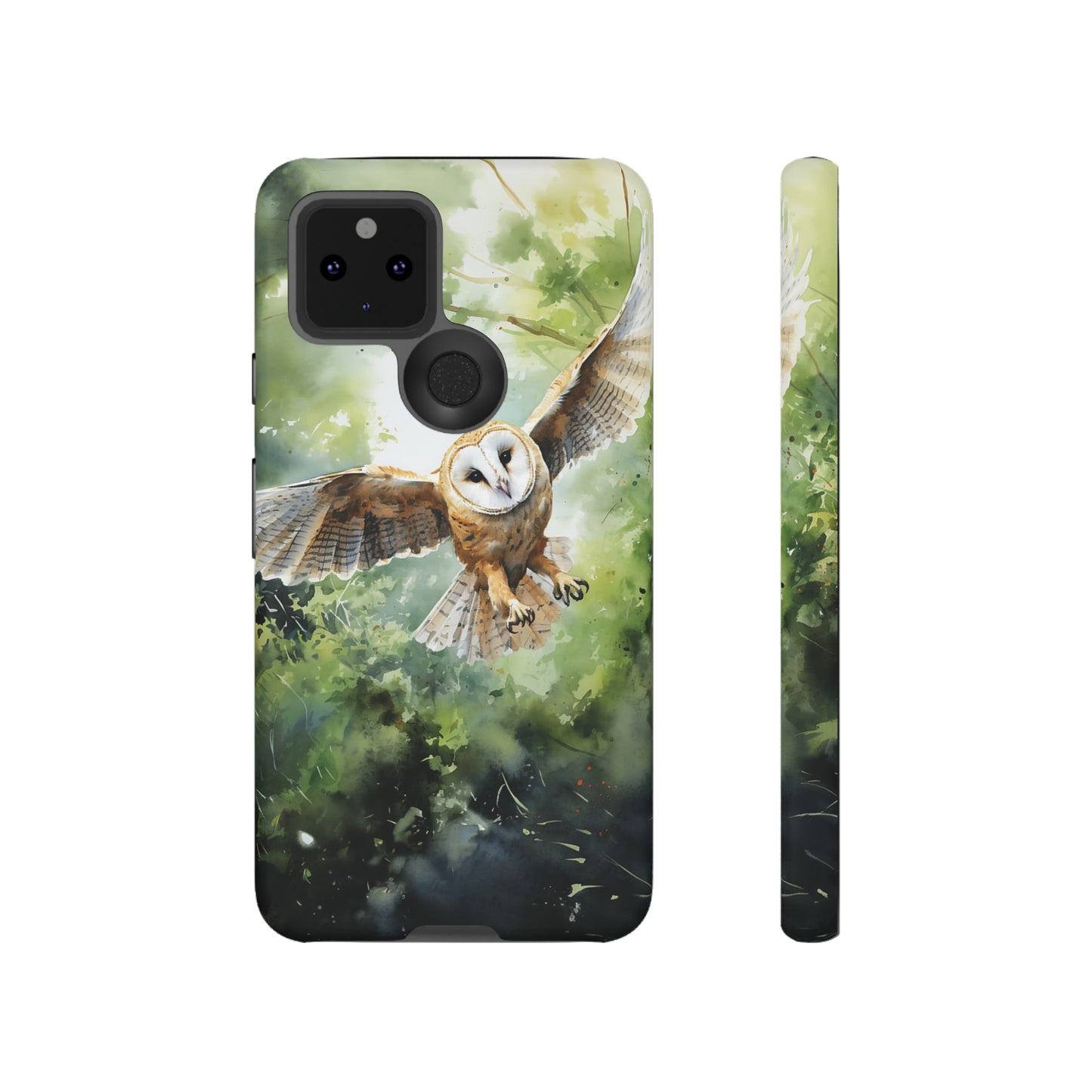 Barn Owl Watercolour - Tough Case