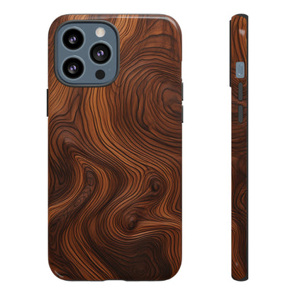 Walnut Pattern - Tough Cases | iPhone | Google Pixel | Samsung Galaxy