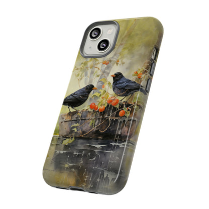 Blackbirds Watercolour - Tough Case