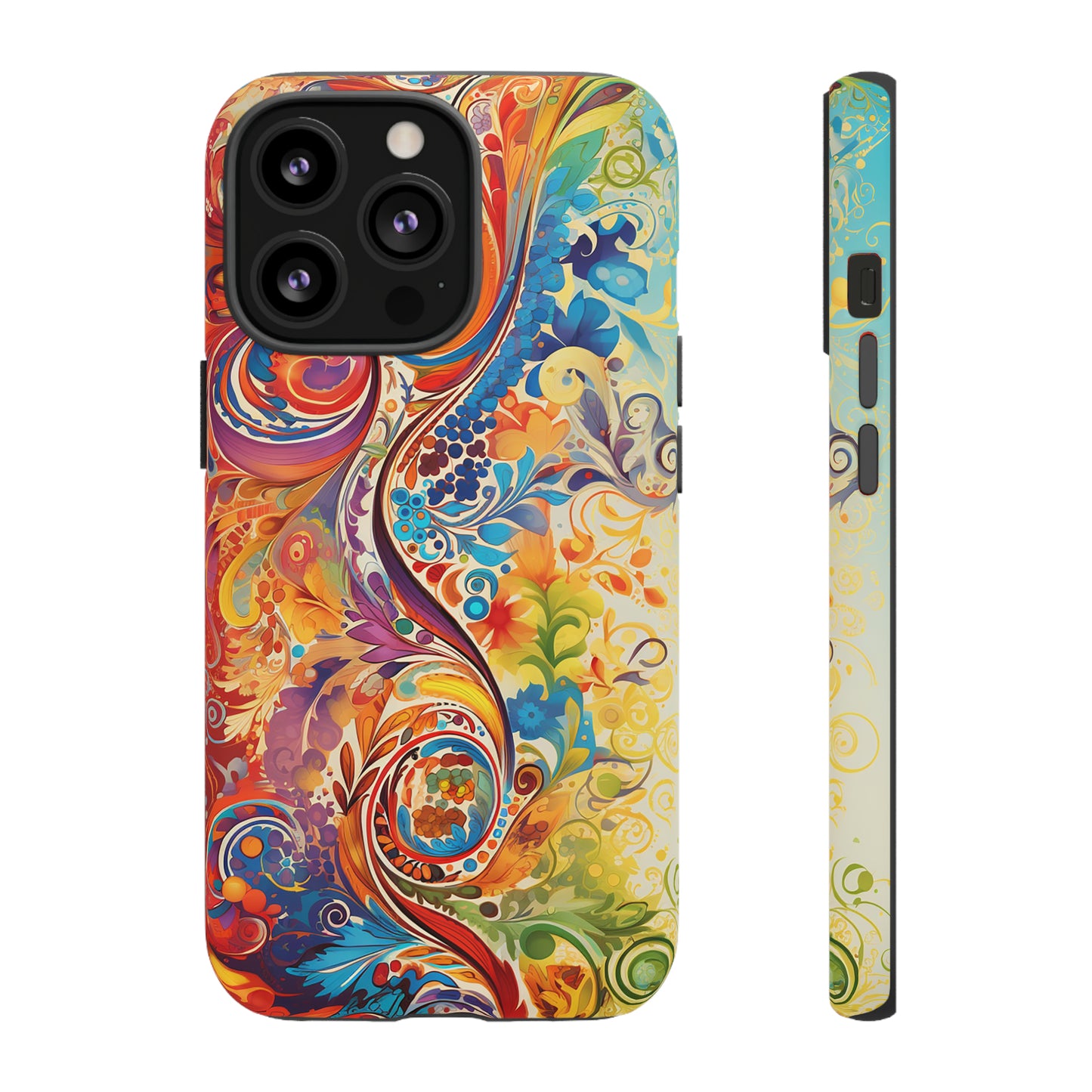 Rainbow Paisley - Tough Cases