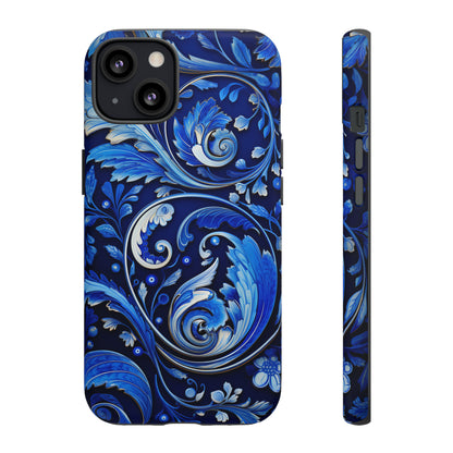 Royal Blue Paisley - Tough Cases