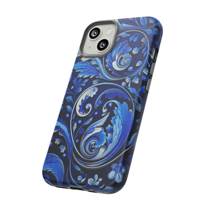 Royal Blue Paisley - Tough Cases