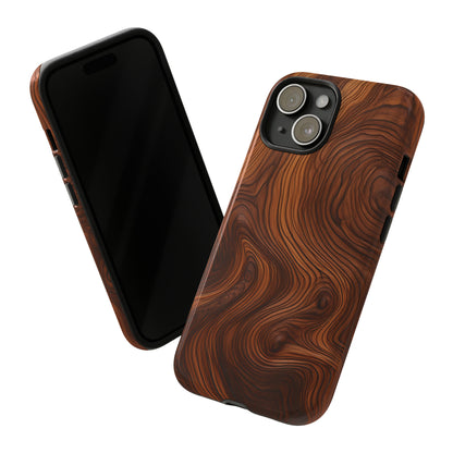 Walnut Pattern - Tough Cases | iPhone | Google Pixel | Samsung Galaxy