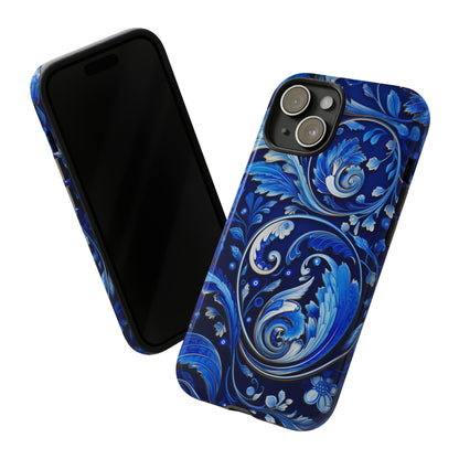 Royal Blue Paisley - Tough Cases