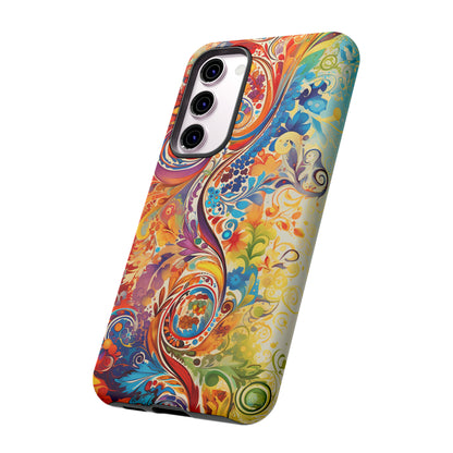 Rainbow Paisley - Tough Cases