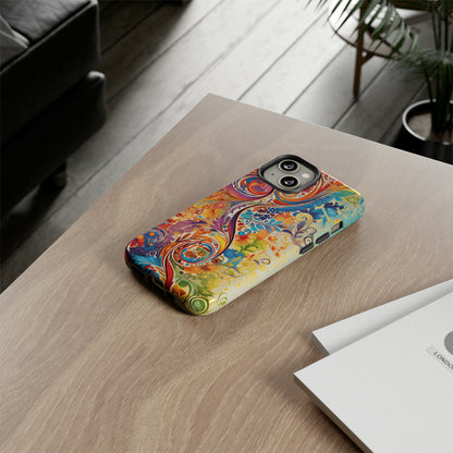 Rainbow Paisley - Tough Cases