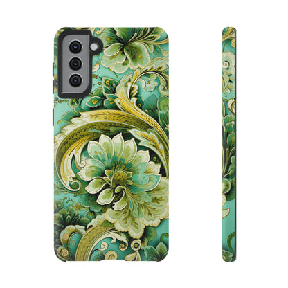 Pistachio with Gold Paisley - Tough Cases