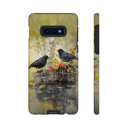 Blackbirds Watercolour - Tough Case