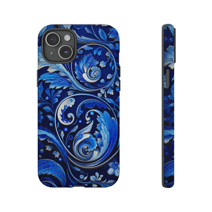 Royal Blue Paisley - Tough Cases