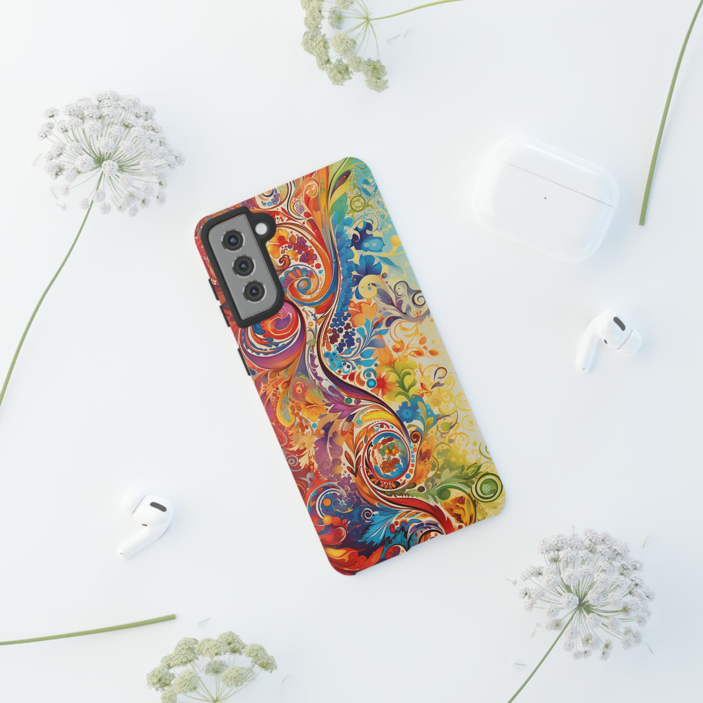 Rainbow Paisley - Tough Cases