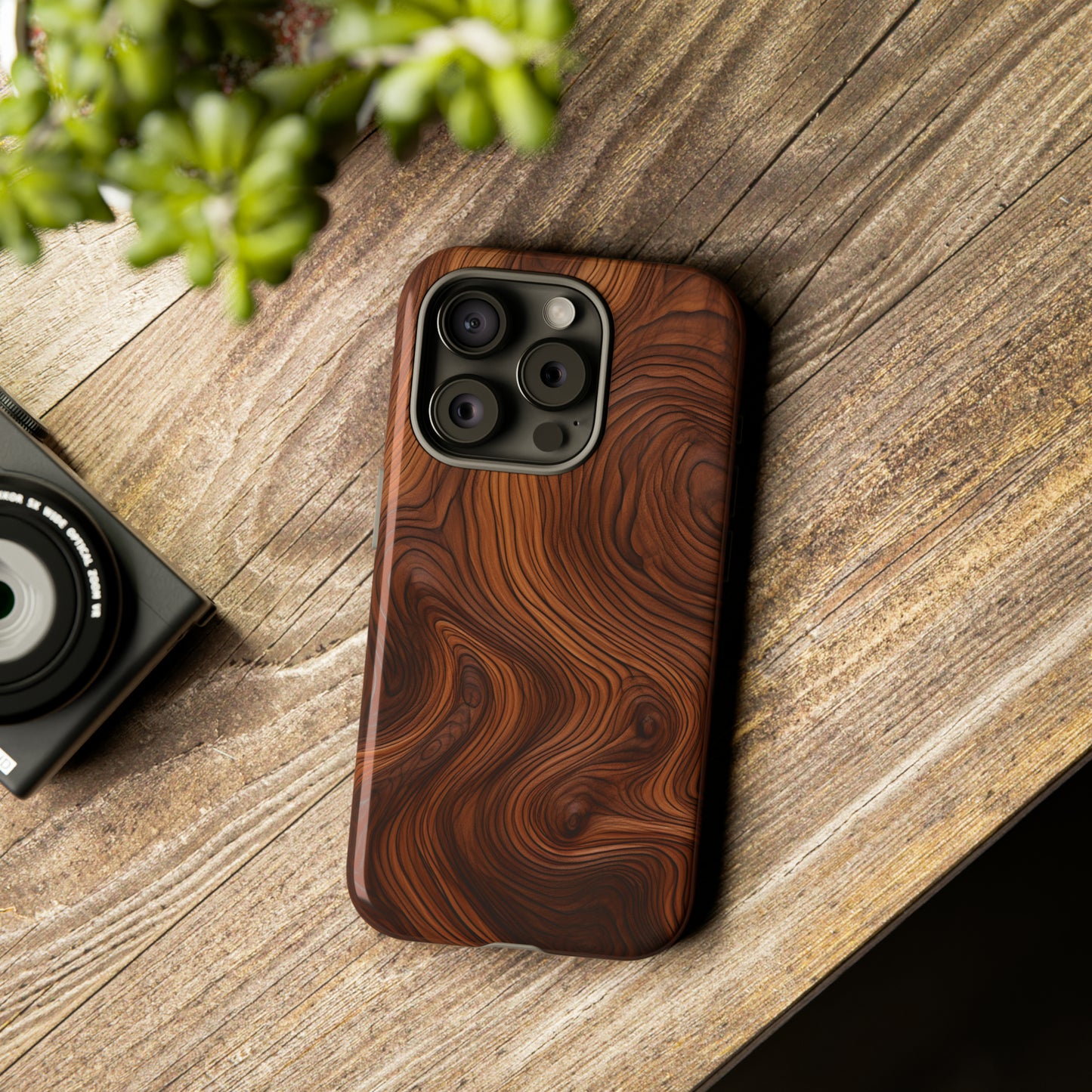 Walnut Pattern - Tough Cases | iPhone | Google Pixel | Samsung Galaxy