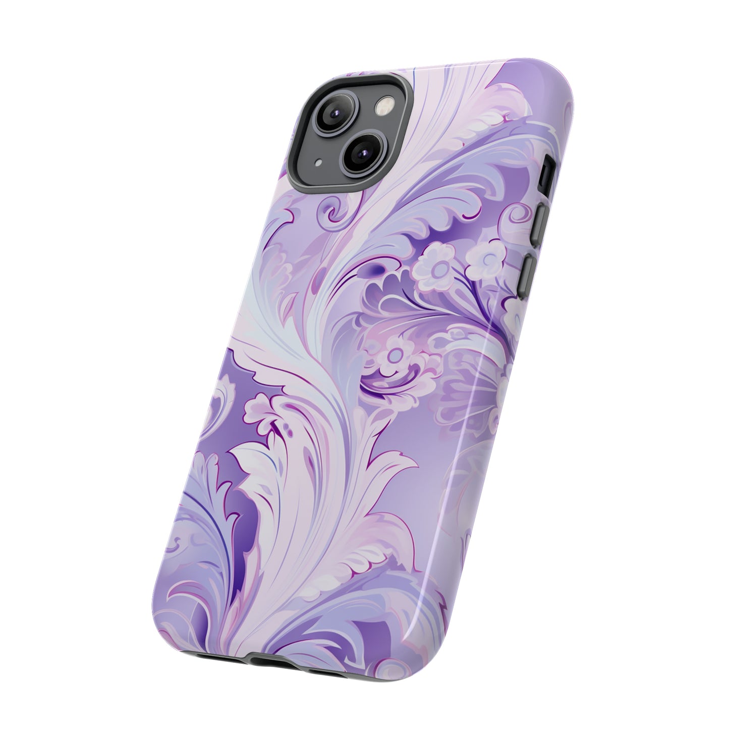 Pastel Lilac Paisley - Tough Cases