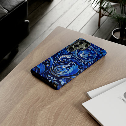 Royal Blue Paisley - Tough Cases