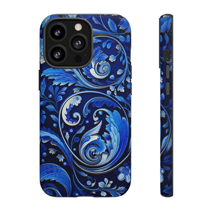 Royal Blue Paisley - Tough Cases