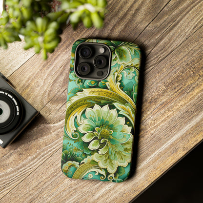 Pistachio with Gold Paisley - Tough Cases