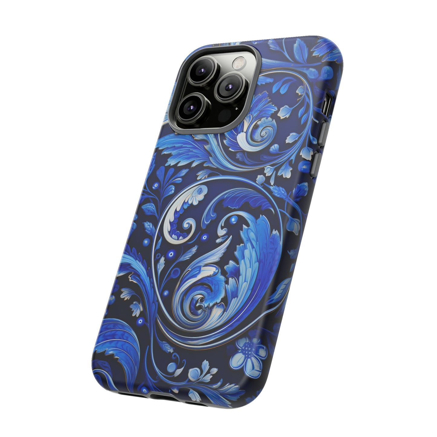 Royal Blue Paisley - Tough Cases