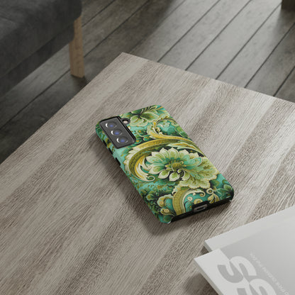 Pistachio with Gold Paisley - Tough Cases