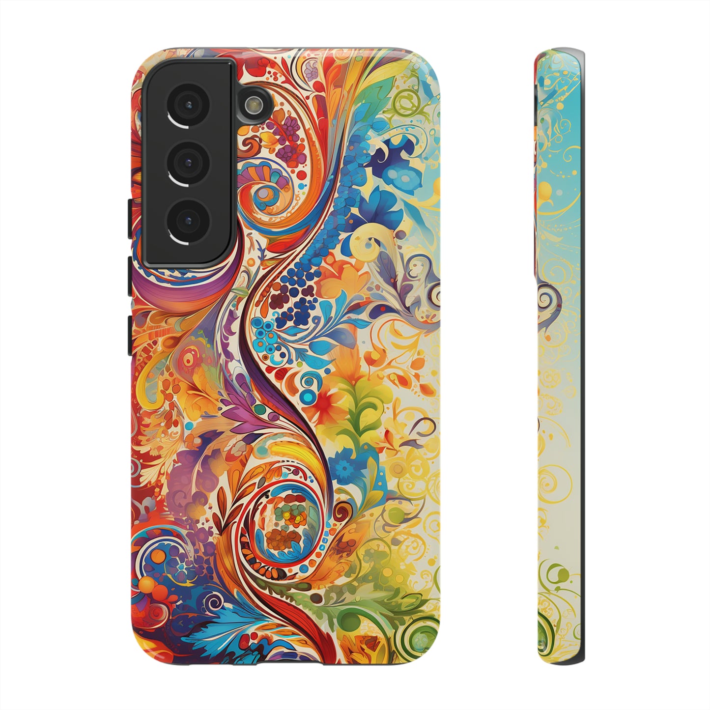 Rainbow Paisley - Tough Cases