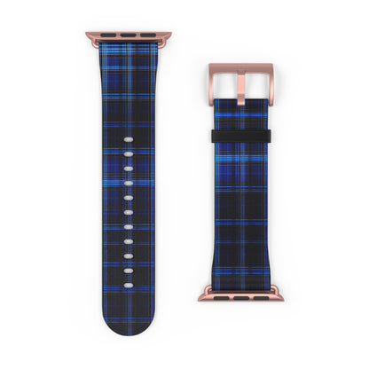 Apple Watch Strap - Royal Blue Tartan